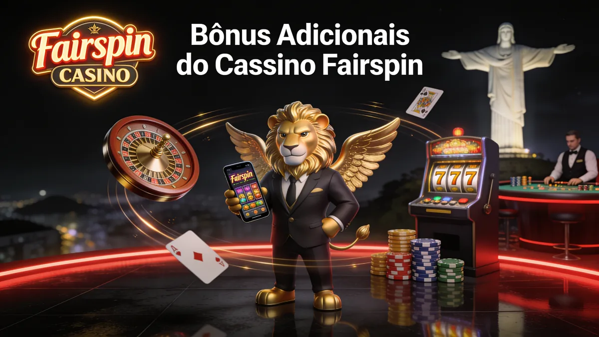 Bônus Adicionais do Cassino Fairspin for players in Brazil